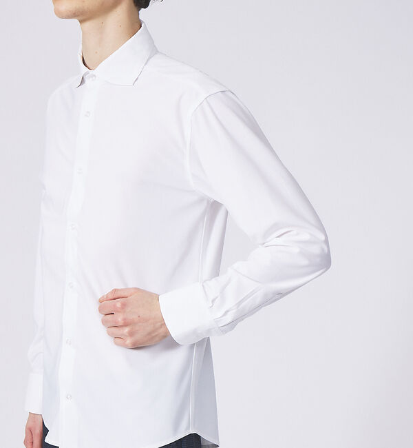 ABAHOUSE「【Confeel】吸水速乾 長袖 シャツ」|シャツ・ブラウス|