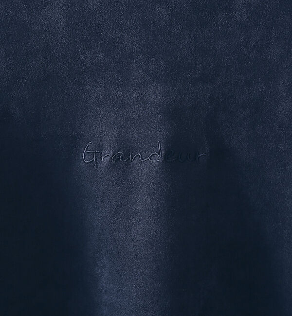 ABAHOUSE「【ネオスエード】ポンチ ロゴ刺繍 プルオーバー パーカー」|パーカー|