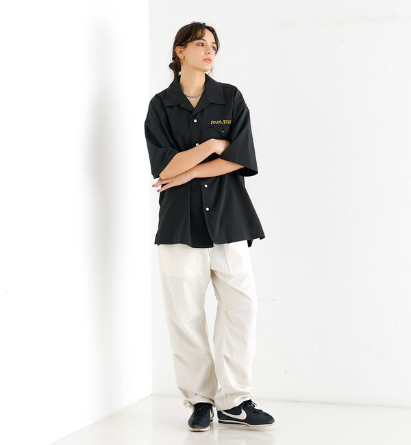 ABAHOUSE「【POLeR/ポーラー】TOURIST SHIRT/スーベニア/ボーリング/6分」|シャツ・ブラウス|