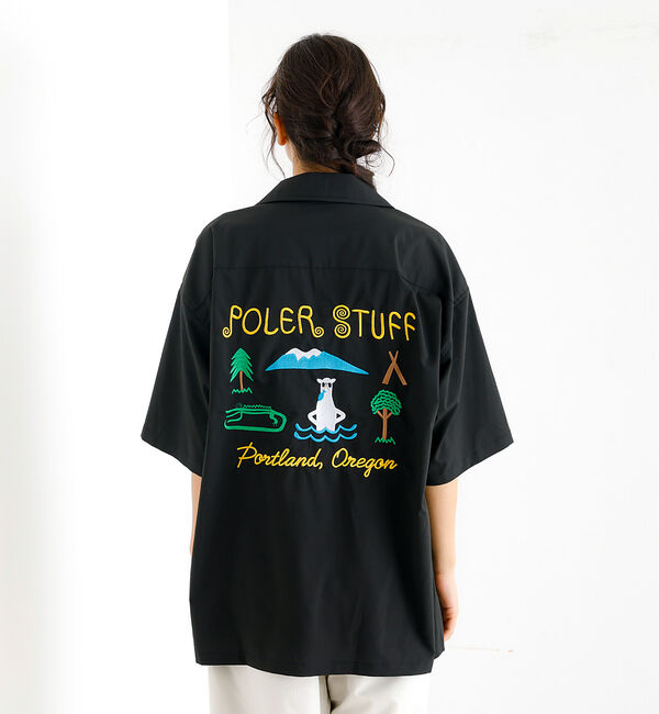 ABAHOUSE「【POLeR/ポーラー】TOURIST SHIRT/スーベニア/ボーリング/6分」|シャツ・ブラウス|