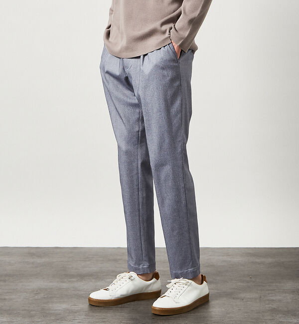ABAHOUSE「【360&deg;ストレッチ】MIXツイル イージーパンツ/ テーパード スラックス」|その他|