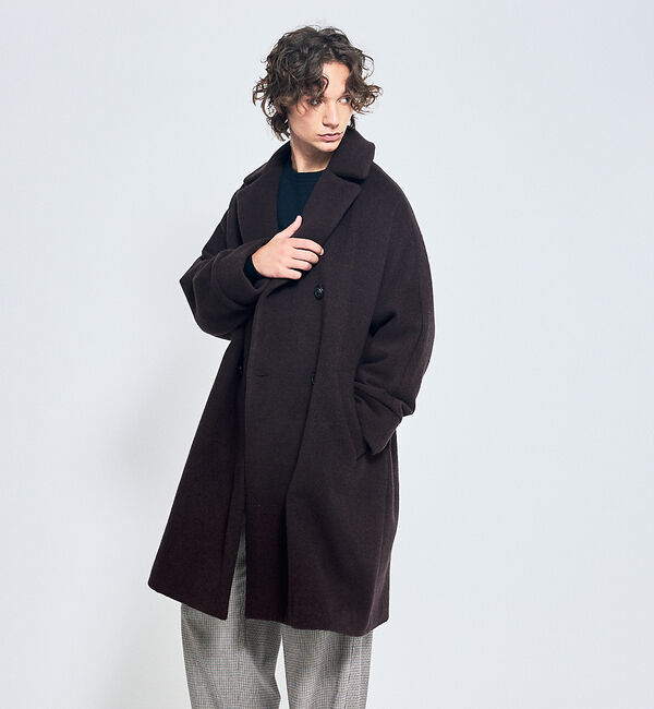 ABAHOUSE「【TICCA/ティッカ】別注 ウール テントコート / チェスターコート」|その他|ブラウン