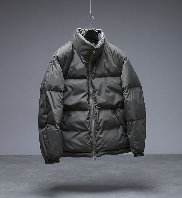 ABAHOUSE「【リバーシブル】シャーリング パデッドブルゾン / 中綿ジャケット / 撥水」|ダウン|