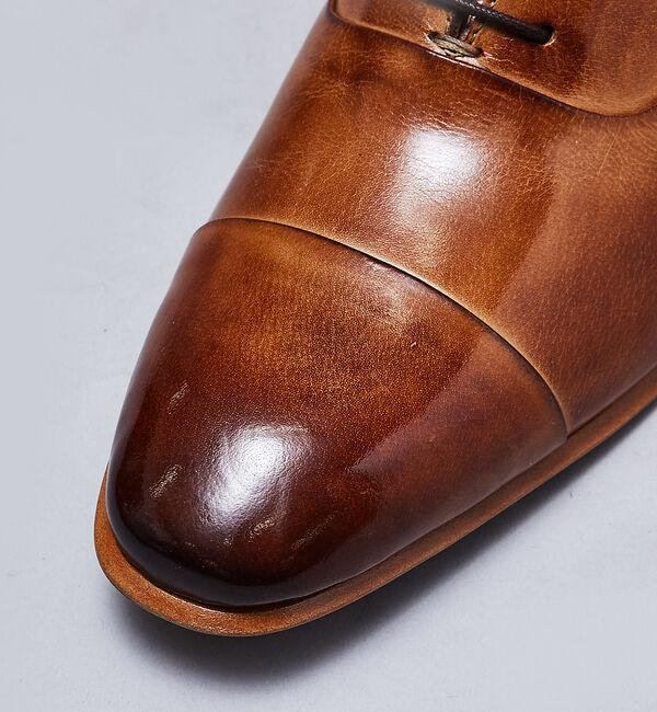 alfredoBANNISTER「セミスクエア オックスフォード 内羽根ストレートチップ ビジネスシューズ」|ビジネス・ドレスシューズ|