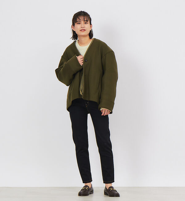 Rouge vif「【CURRENTAGE】ミリタリーブルゾン」|ミリタリー・モッズコート|