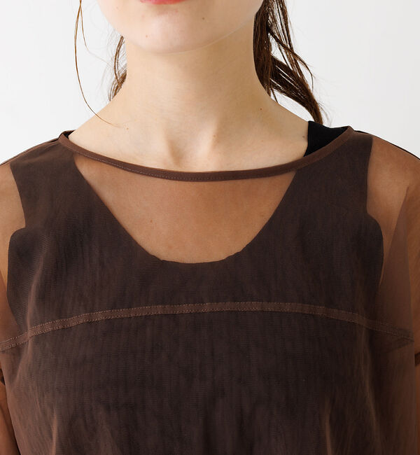 Rouge vif「チュール シアーブラウス」|シャツ・ブラウス|