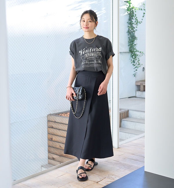 Rouge vif「【セットアップ対応】巻風ロングスカート」|スカート|