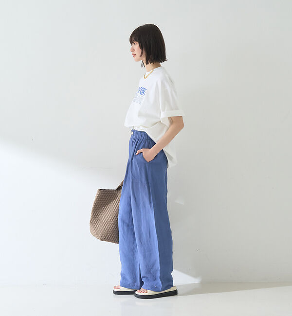 Rouge vif「ピグメントダイカジュアルロゴBIG Tシャツ」|Tシャツ・カットソー|