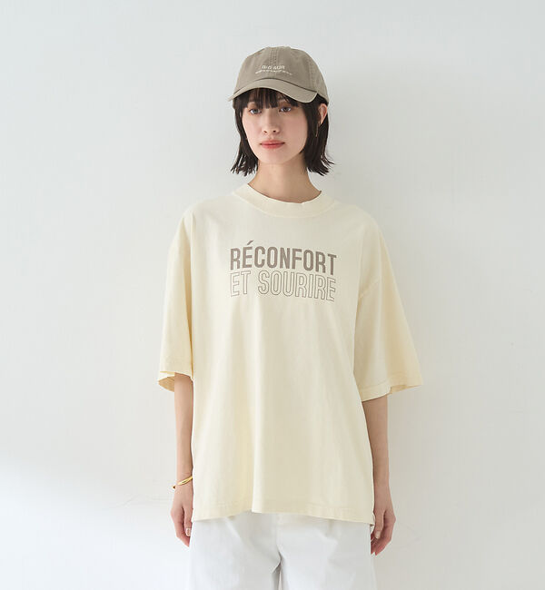 Rouge vif「ピグメントダイカジュアルロゴBIG Tシャツ」|Tシャツ・カットソー|