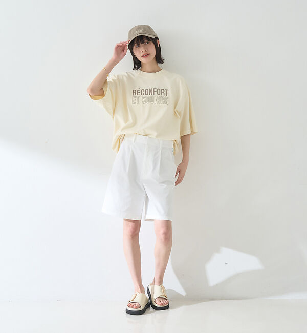 Rouge vif「ピグメントダイカジュアルロゴBIG Tシャツ」|Tシャツ・カットソー|