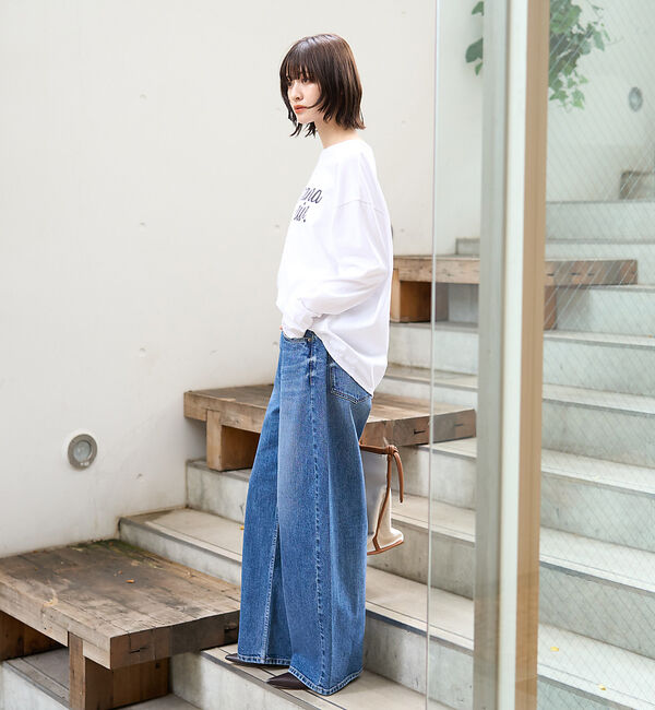 Rouge vif「【AMERICANA&times;MICA＆DEAL/ アメリカーナ&times;マイカ】long te」|Tシャツ・カットソー|