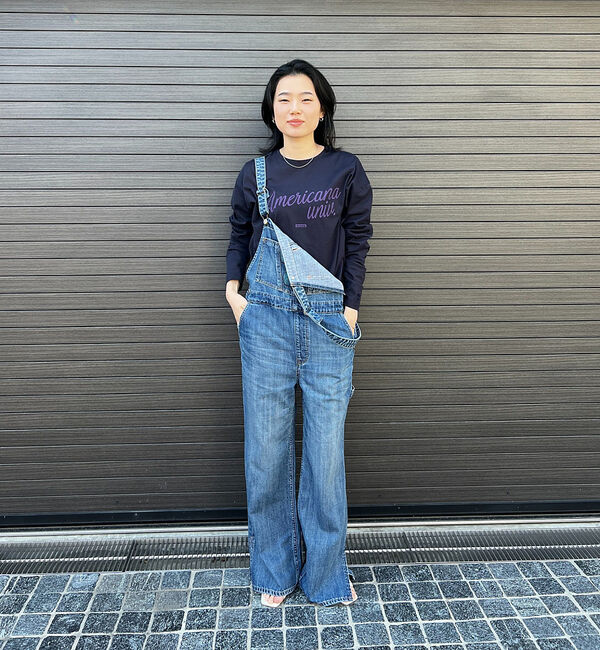 Rouge vif「【AMERICANA&times;MICA＆DEAL/ アメリカーナ&times;マイカ】long te」|Tシャツ・カットソー|