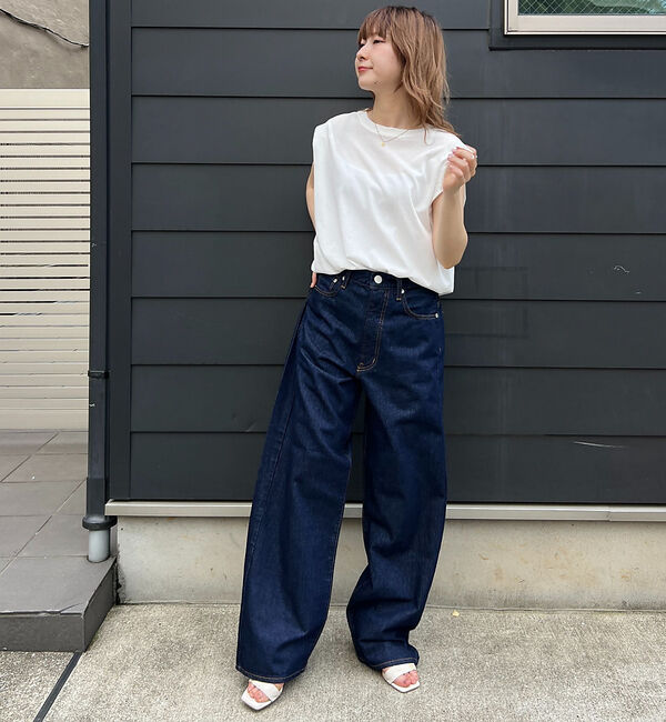 Rouge vif「【NEEDBY heritage/ニードバイヘリテージ】KOH ワイドストレート」|デニム|