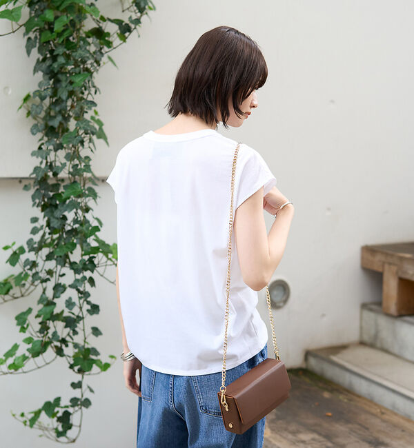 Rouge vif「【AULENTTI/オウレンティ】スクエアチェーンポシェット」|ショルダー・メッセンジャー|