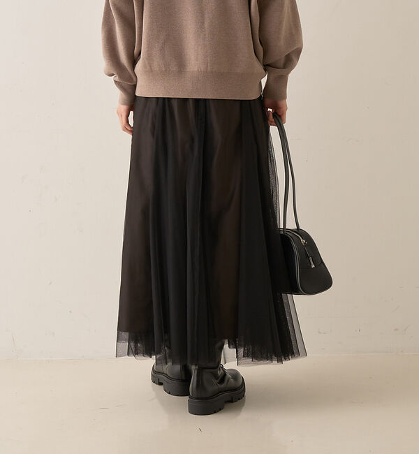 Rouge vif「【2025AW新作】【ロングセラー】チュールマチフレアスカート」|スカート|