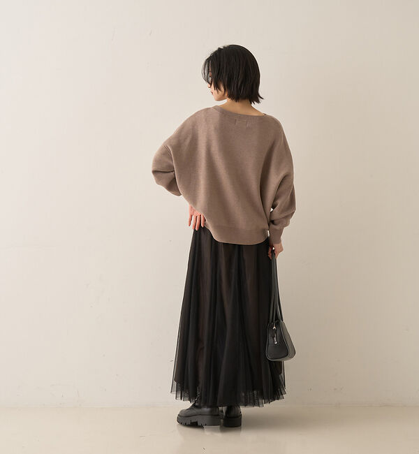 Rouge vif「【2025AW新作】【ロングセラー】チュールマチフレアスカート」|スカート|