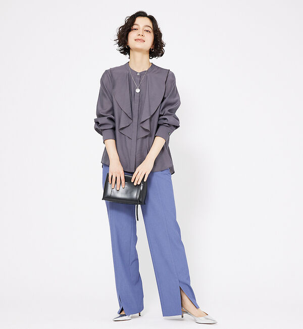 qualite「レイヤードラッフルブラウス」|シャツ・ブラウス|