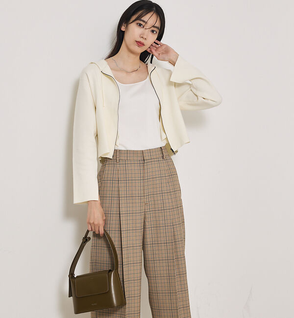 qualite「【セットアップ対応】TWツイルチェックパンツ」|その他|