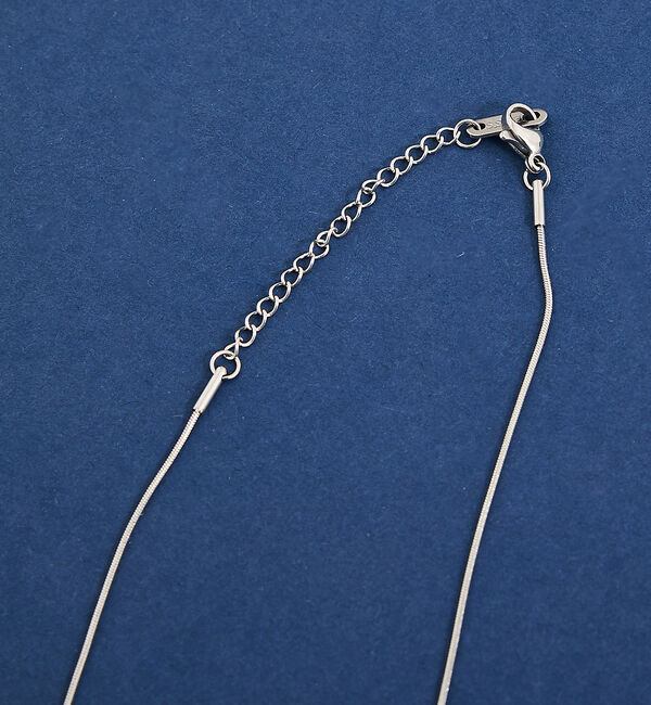 qualite「ステンレスビーンチャームネックレス」|ネックレス|