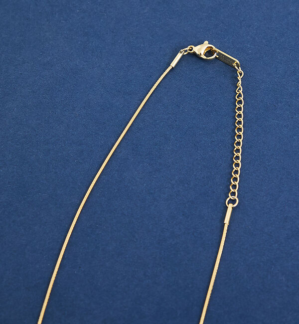 qualite「ステンレスビーンチャームネックレス」|ネックレス|