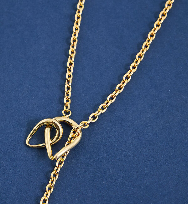 qualite「ステンレスロングレーンラリエット」|ネックレス|