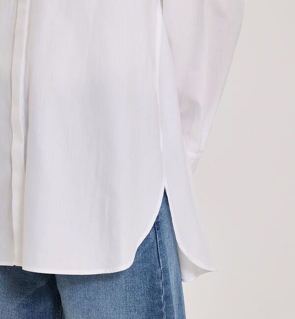 qualite「袖スリットレギュラーシャツ」|シャツ・ブラウス|