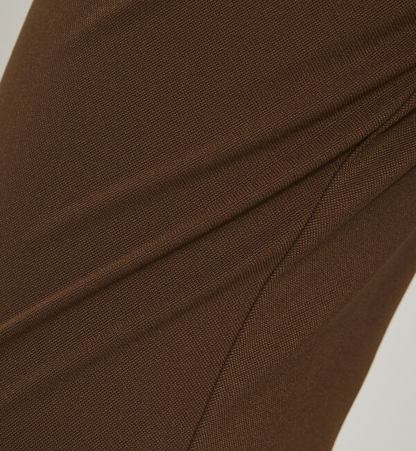 qualite「ご好評につきブラック再入荷！【細見えパンツ】トリコットスリムパンツ」|その他|