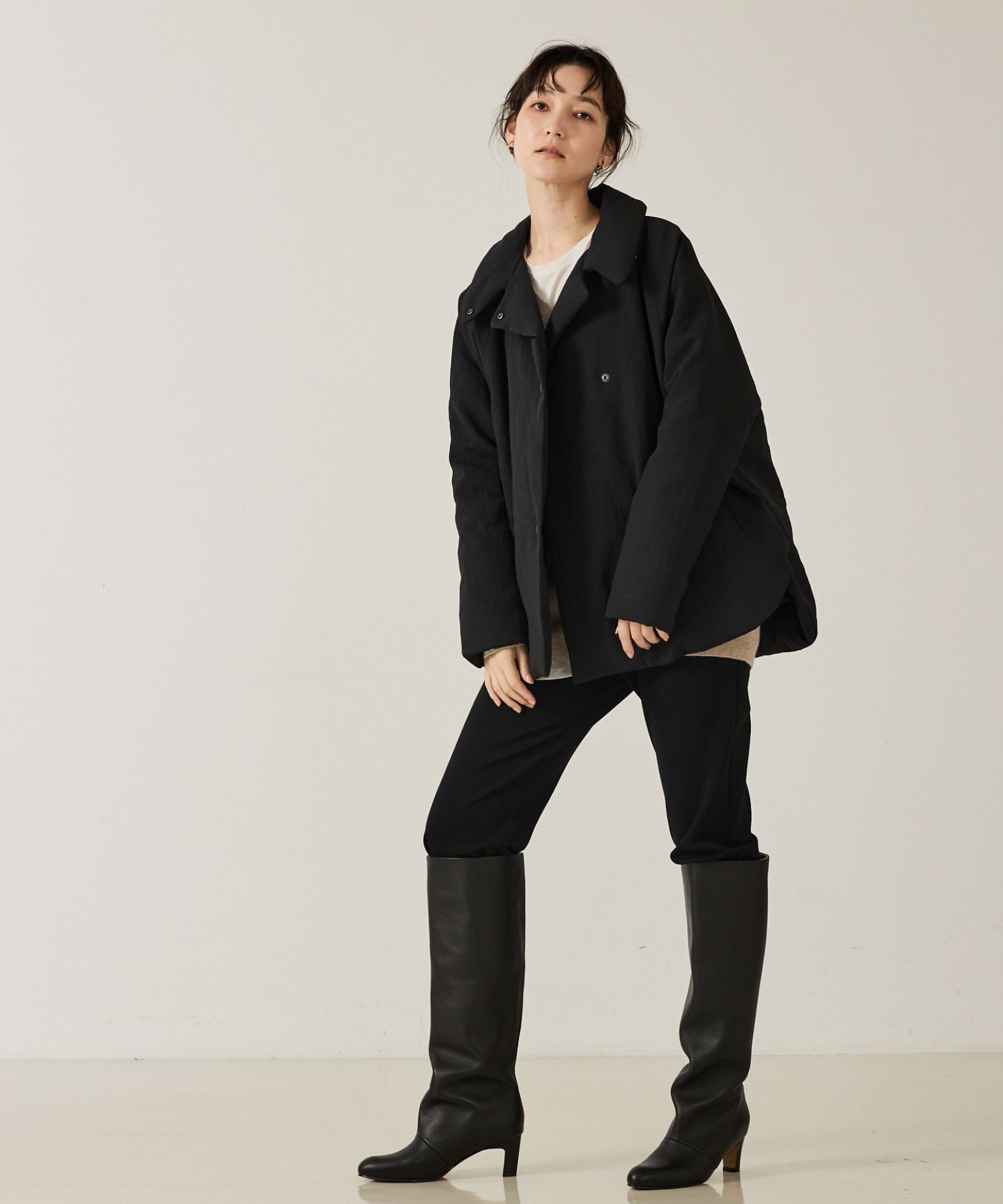 qualite「最終在庫入荷！在庫あるのみ！【冬のマストダウン】タスランポリミドルダウン」|ダウン|