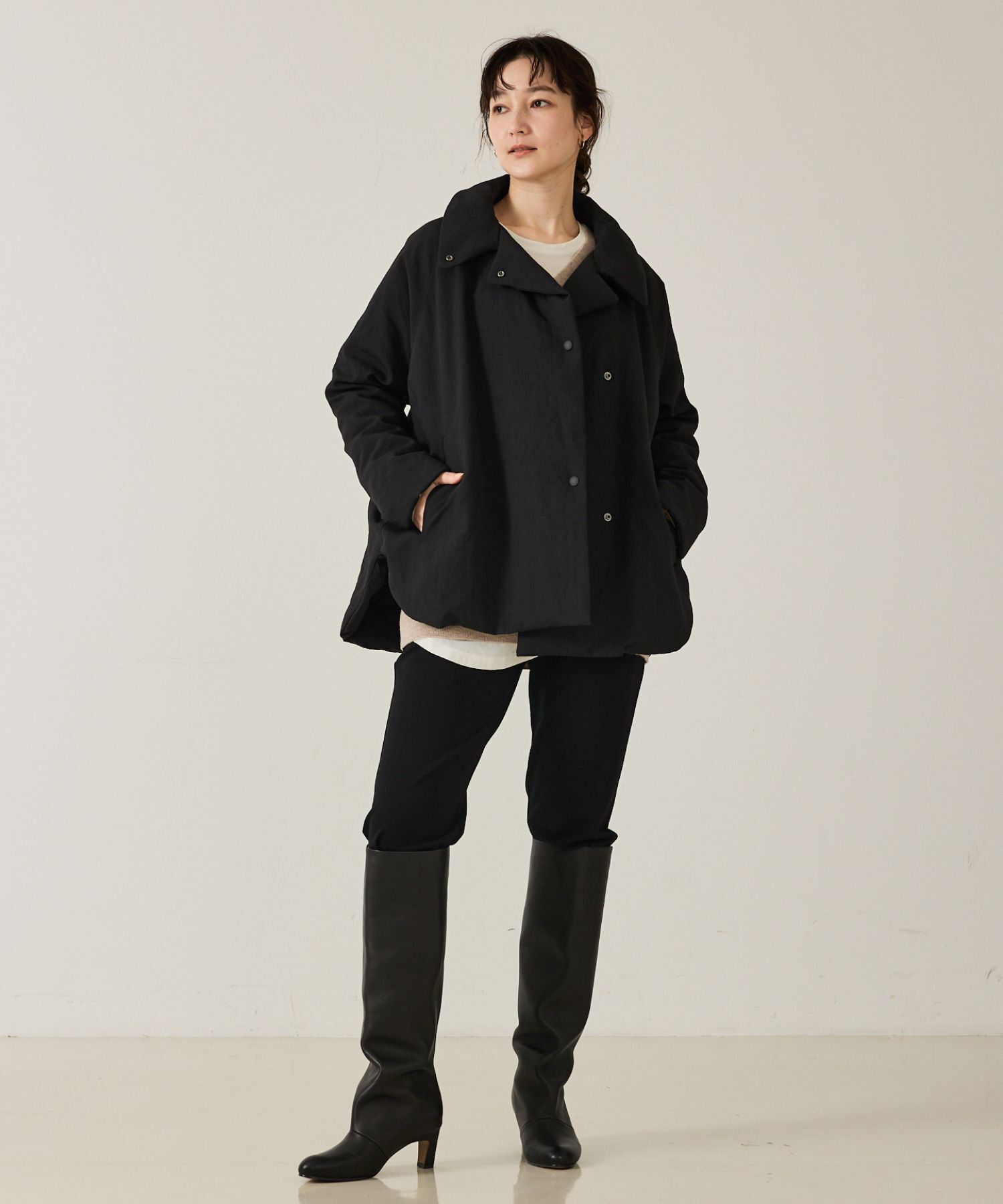 qualite「最終在庫入荷！在庫あるのみ！【冬のマストダウン】タスランポリミドルダウン」|ダウン|