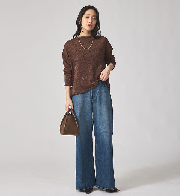 qualite「【YANUK】KATE (Loose Buggy) ワイドデニム」|デニム|