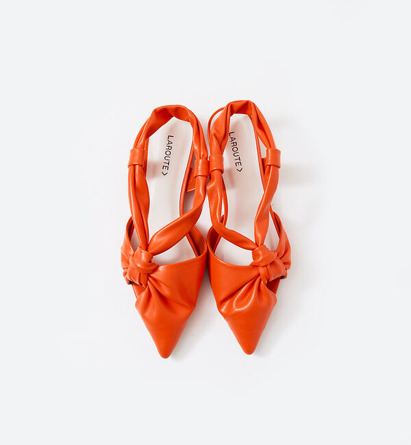 AU BANNISTER「【LAROUTE】ソフトツイストスリングバックパンプス」|パンプス|