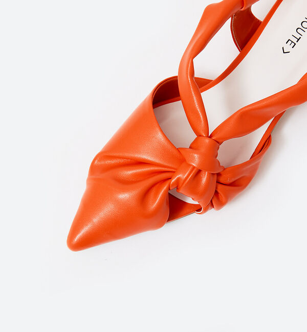 AU BANNISTER「【LAROUTE】ソフトツイストスリングバックパンプス」|パンプス|