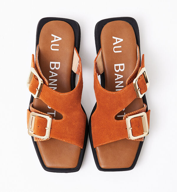 AU BANNISTER「ダブルベルト ボリュームソールサンダル」|サンダル|