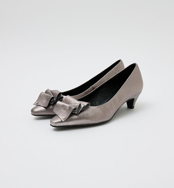 AU BANNISTER「ドレープパンプス」|パンプス|