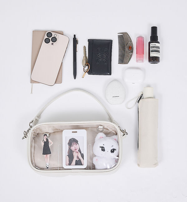 LOWELL things「オシゴト/マルチポーチバッグ/推しぬいポーチ【推し活】」|ハンドバッグ|