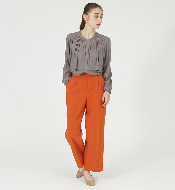 abahouse mavie「【感嘆パンツ】セミワイドパンツ」|スラックス|