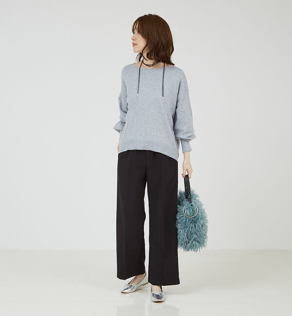 abahouse mavie「ラメMIXニットプルオーバー」|ニット・セーター|