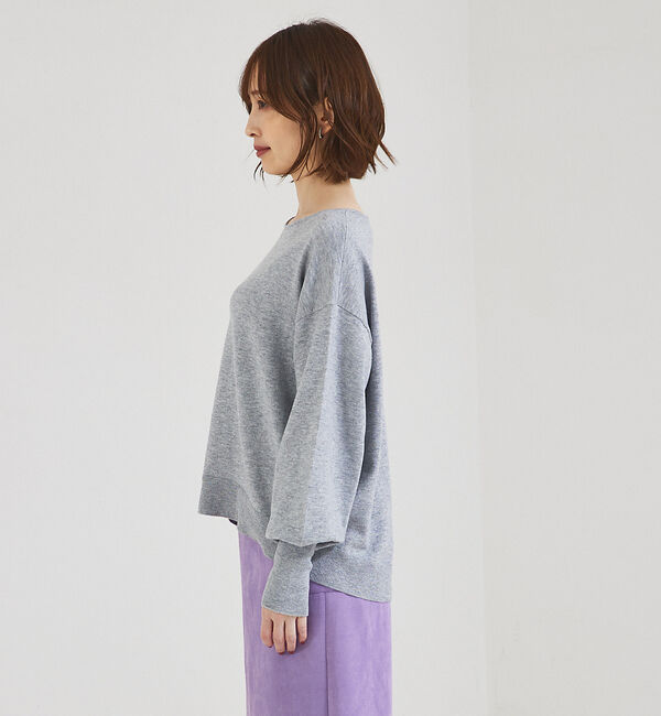 abahouse mavie「ラメMIXニットプルオーバー」|ニット・セーター|