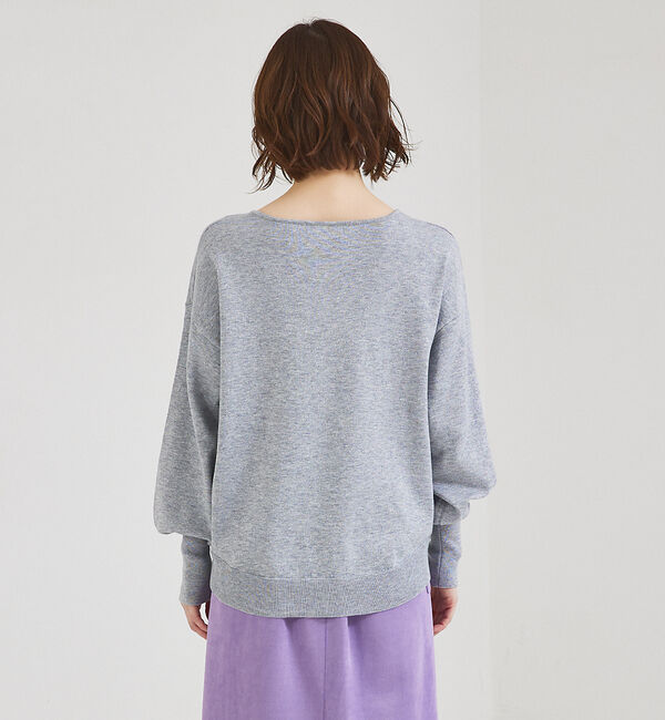 abahouse mavie「ラメMIXニットプルオーバー」|ニット・セーター|