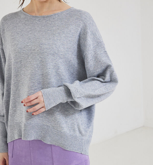 abahouse mavie「ラメMIXニットプルオーバー」|ニット・セーター|