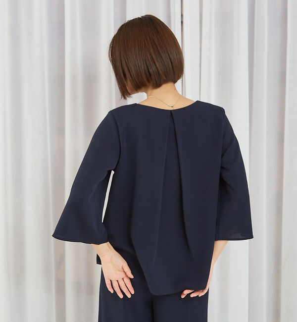 abahouse mavie「【販売店舗限定！上下２点セット】フレアブラウス&times;ワイドパンツセットアップ」|ワンピース|