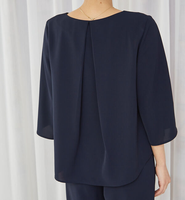 abahouse mavie「【販売店舗限定！上下２点セット】フレアブラウス&times;ワイドパンツセットアップ」|ワンピース|