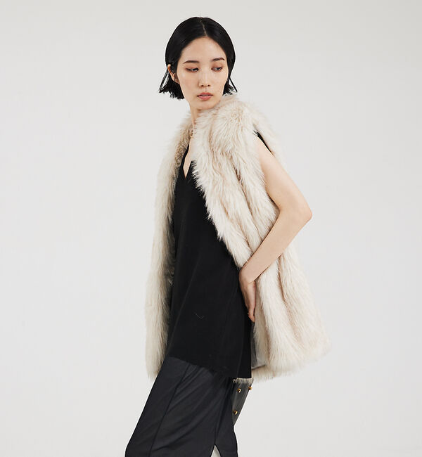 The Store by C' 「【COCUCA】エコファーベスト」|ダウンベスト・ベスト|