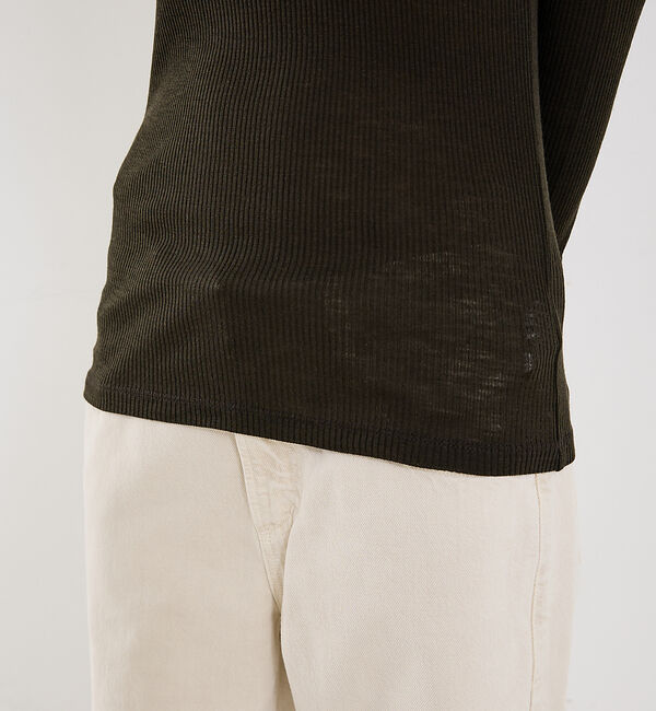 The Store by C' 「【COCUCA】ウールシフォンリブプルオーバー」|Tシャツ・カットソー|