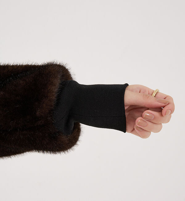 The Store by C' 「【COCUCA】フェイクファーブルゾン」|ブルゾン・スタジャン|