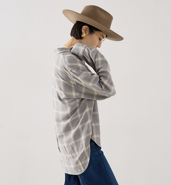 The Store by C' 「【REMI RELIEF】【別注】レーヨンツイルチェックシャツ」|シャツ・ブラウス|