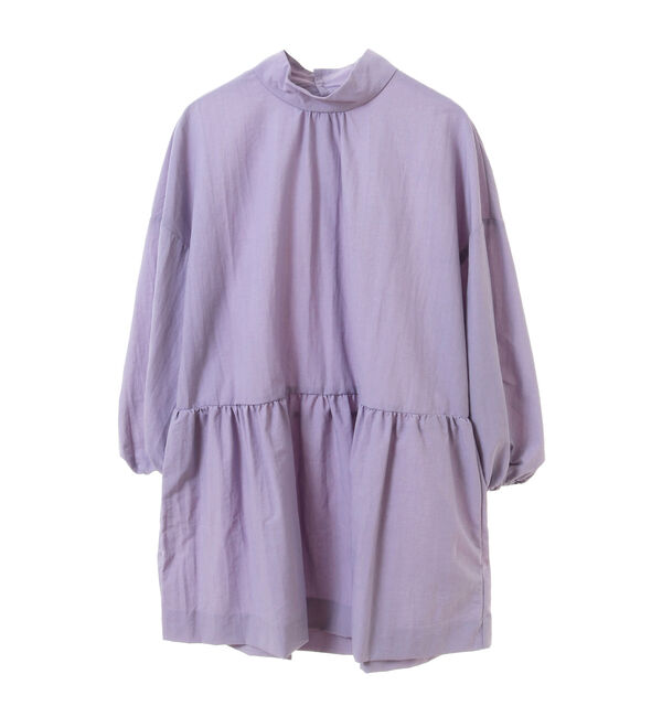 TIARA「ハイネックリボンペプラムブブラウス」|シャツ・ブラウス|