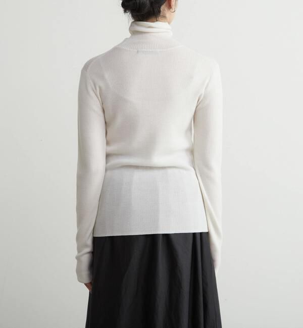 Liesse「リブニットタートル」|ニット・セーター|