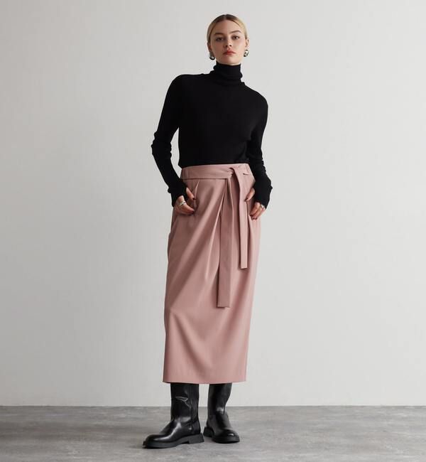 Liesse「リブニットタートル」|ニット・セーター|