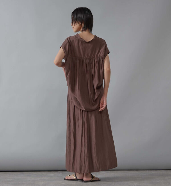 Liesse「シャーリングナロースカート」|スカート|